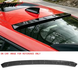 Fits 2022-2026 Honda Civic FL Type R Hatchback V Style Roof Spoiler Carbon Fiber Look