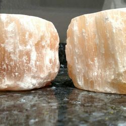 Beautiful Stone Candleholders