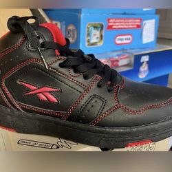 Reebok Black/ Red Tennis Shoes Boy Size 2
