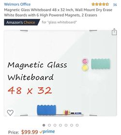 Glass whiteboard