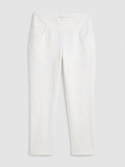 PUMA Women’s White Golf Pants UPF 50+ Pull On Pockets Slim Ankle XL