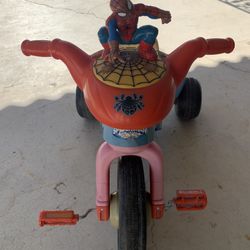 Spiderman tricycle 2024