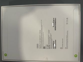iPad Pro 11 m5 256gb WiFi + cellular