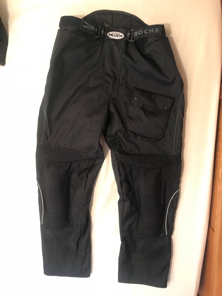 Joe Rocket Ballistic Pants Motorcycle Cruising Touring XL waterpoof