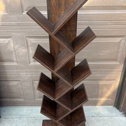 Brown Wooden Book Tree
