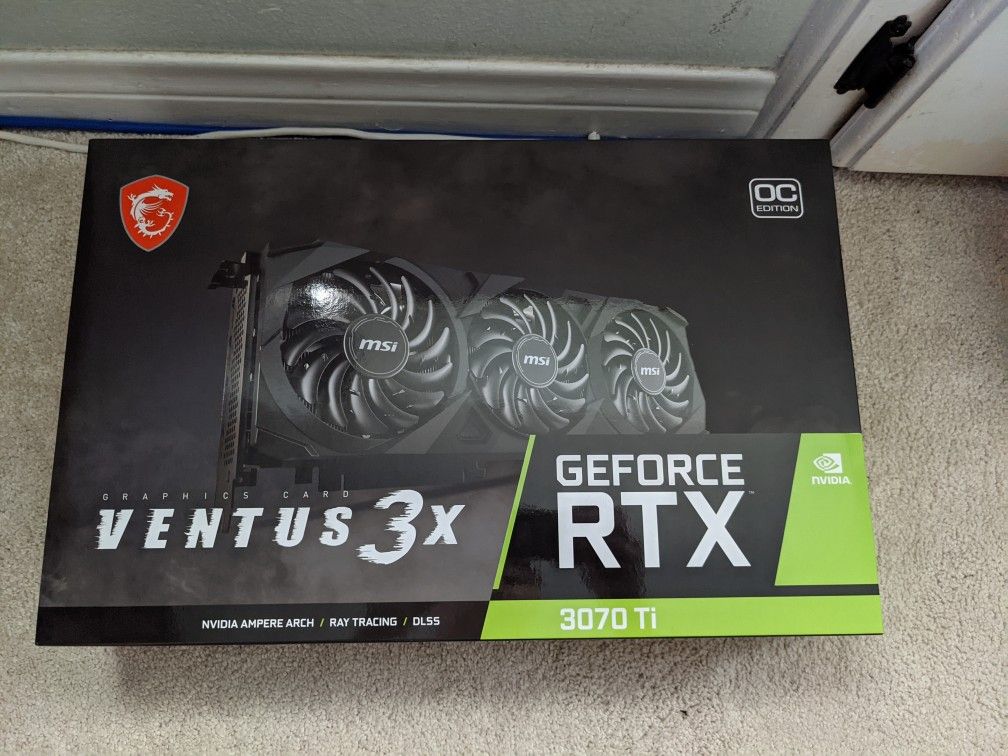 MSI - Nvidia Geforce RTX 3070 ti Ventus 3x OC 8GB