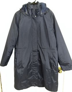 American Airlines by Lands End  Navy Uniform Flight Attendants Jacket Size 18 XL