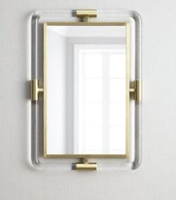 Jonathan Adler Lucite Mirror