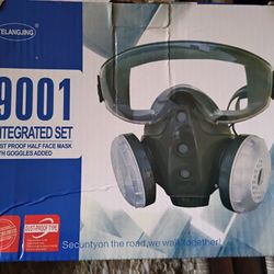 Dust Proof Half Face Mask With Googles 