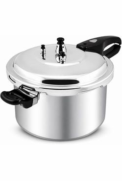 Barton 8-Quart Aluminum Stovetop Pressure Cooker & Canner, Heavy-Duty Cooking Pot with Pressure Release Valve, Secure Locking Lid for Fast Cooking, St