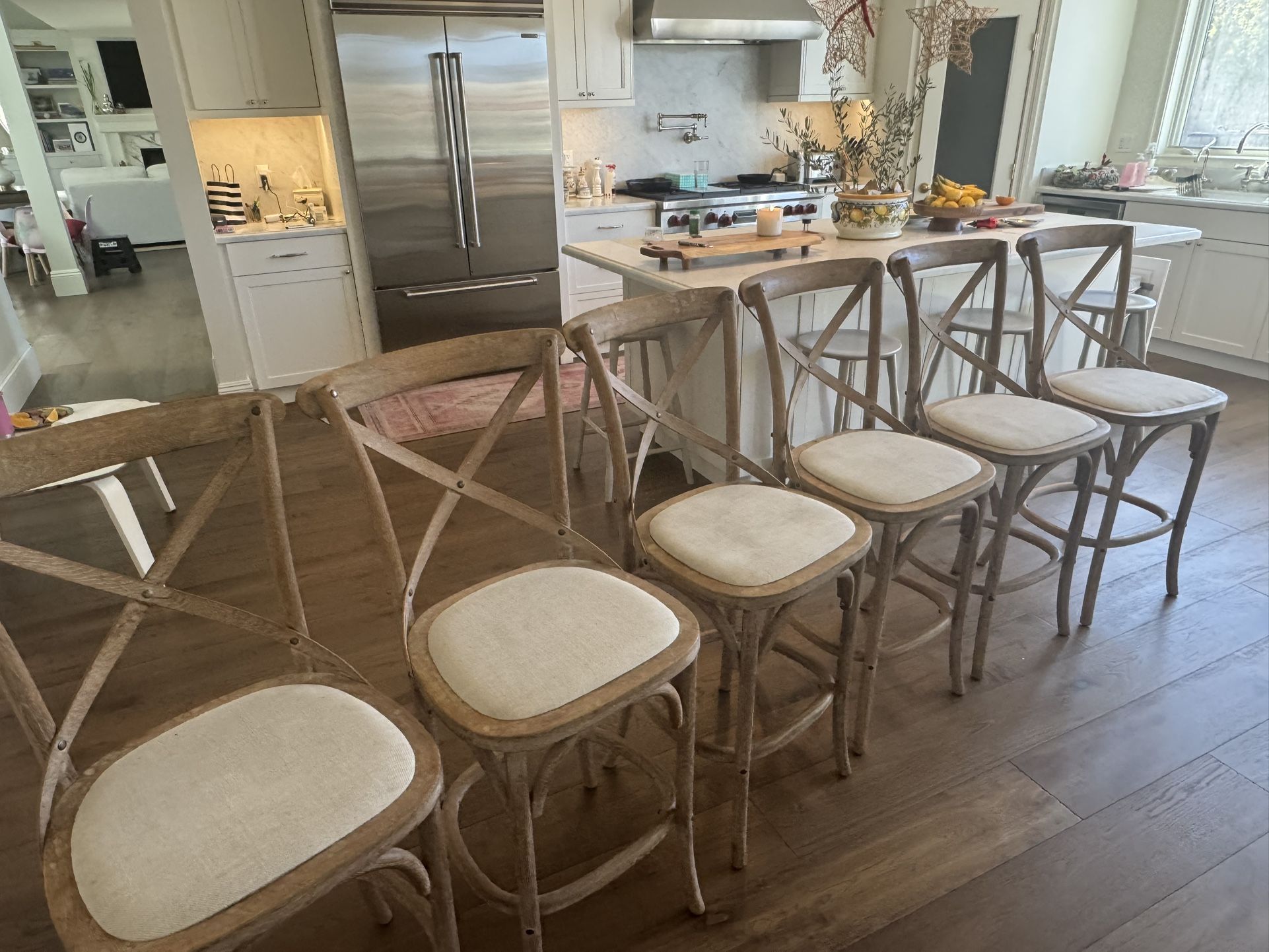 6 Restoration Hardware Counter Stools