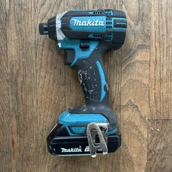 Makita Impact Drill With 1.5amp Battery
