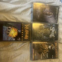 4 cassette tapes (rock/metal)