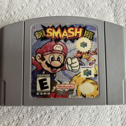 Super Smash Bros. For Nintendo N64  The game is tested and working. It is a real copy (not a reproduction). I have taken the time to clean the contact
