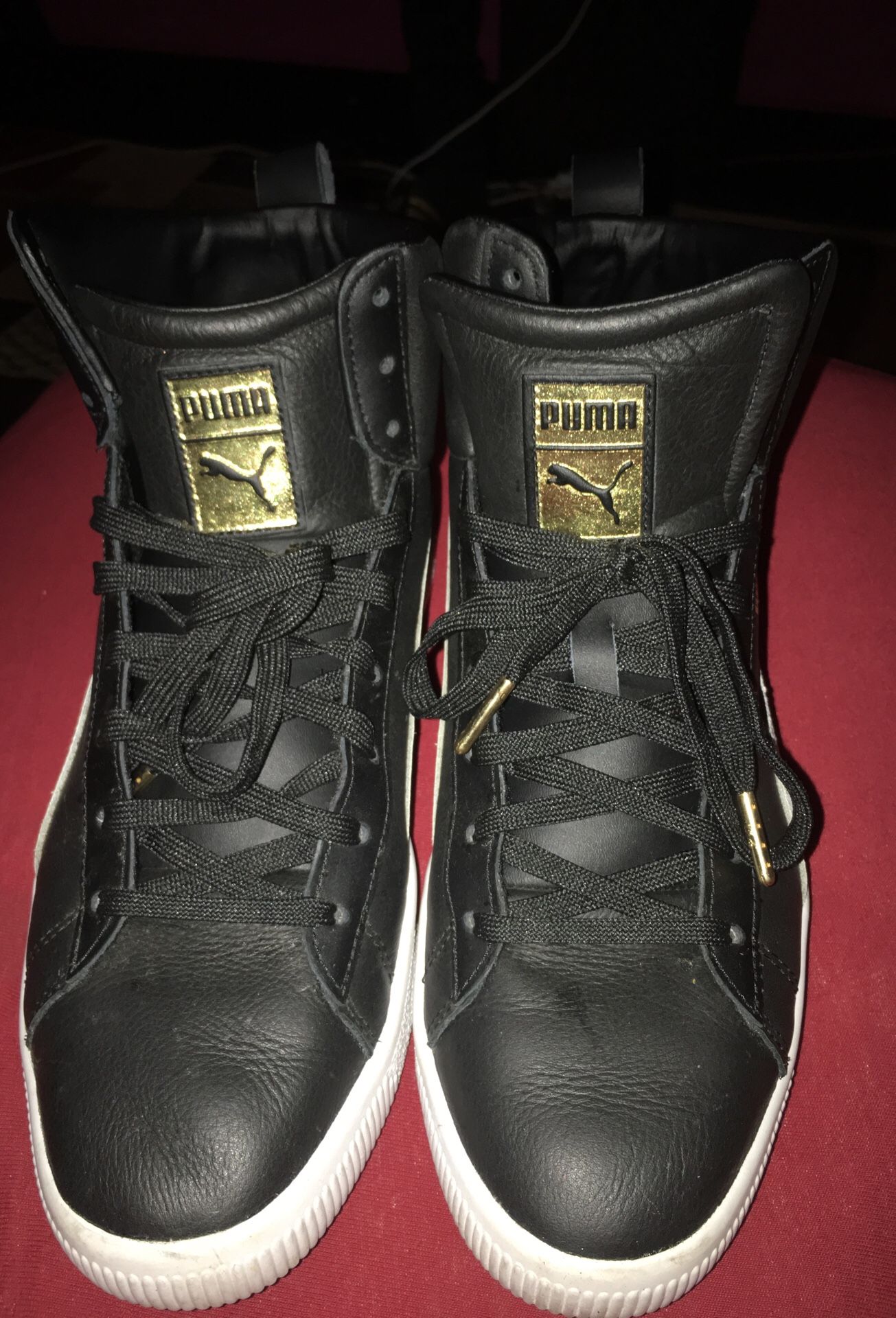 Puma high tops size 8