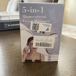 Microcurrent Facial Massager 5-in-1 Beauty Tool New and Sealed