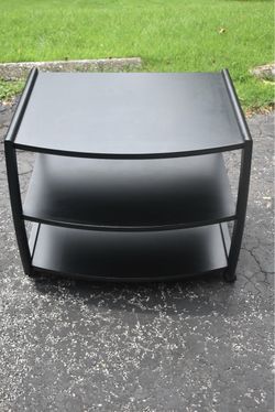Black 3-Tier TV Stand