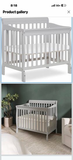 Crib and mattress set