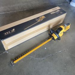 ZEGJAW 20V Cordless Hedge Trimmer With 22inch Dual Action Blade, Comfortable Grip Handle, Include 20V Removable Battery