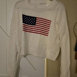 American Flag Sweater