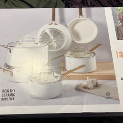 Martha Stewart 10 piece nonstick aluminum cookware