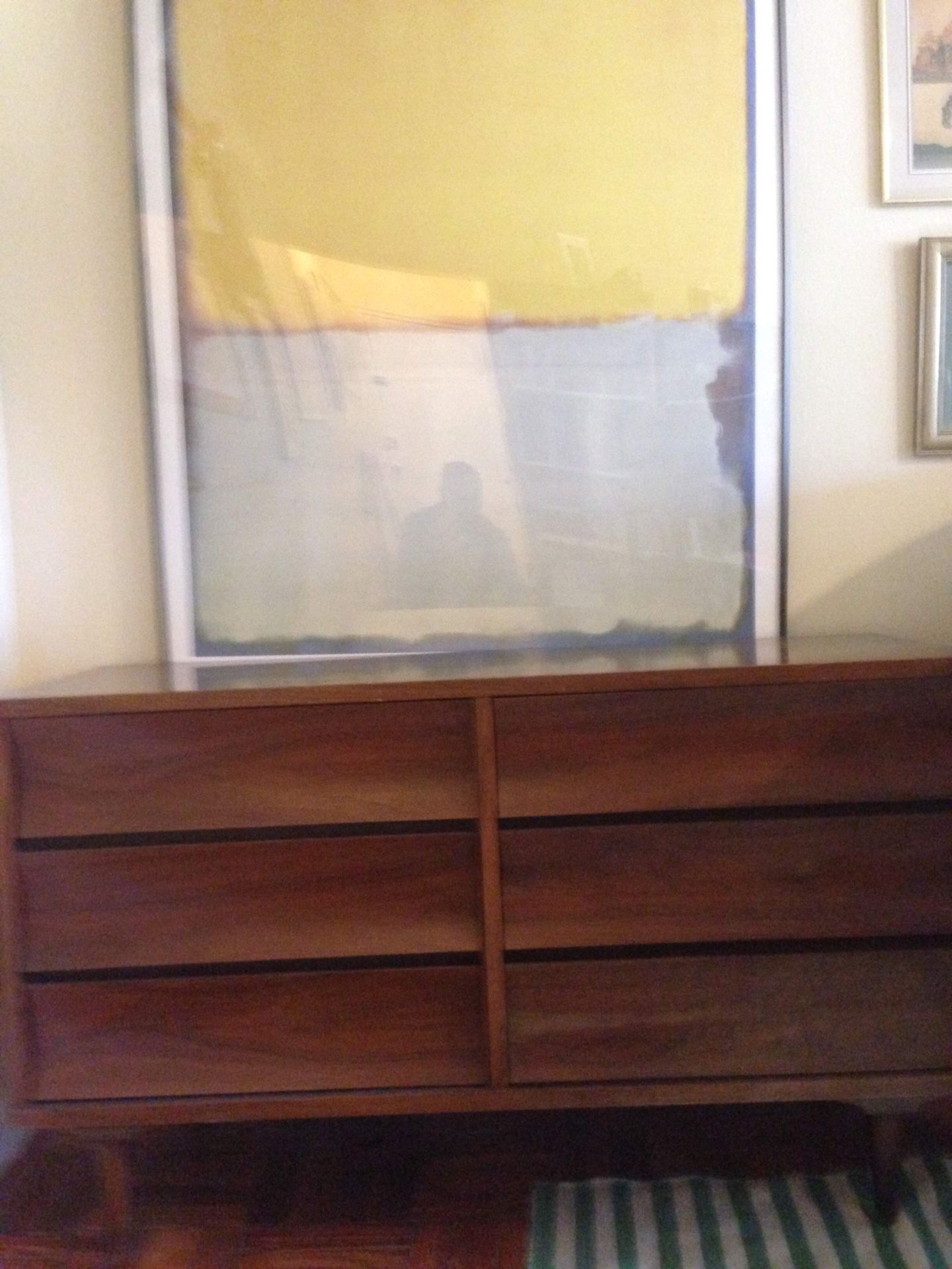 Mid century modern Johnson carper six drawer dresser credenza side board side table