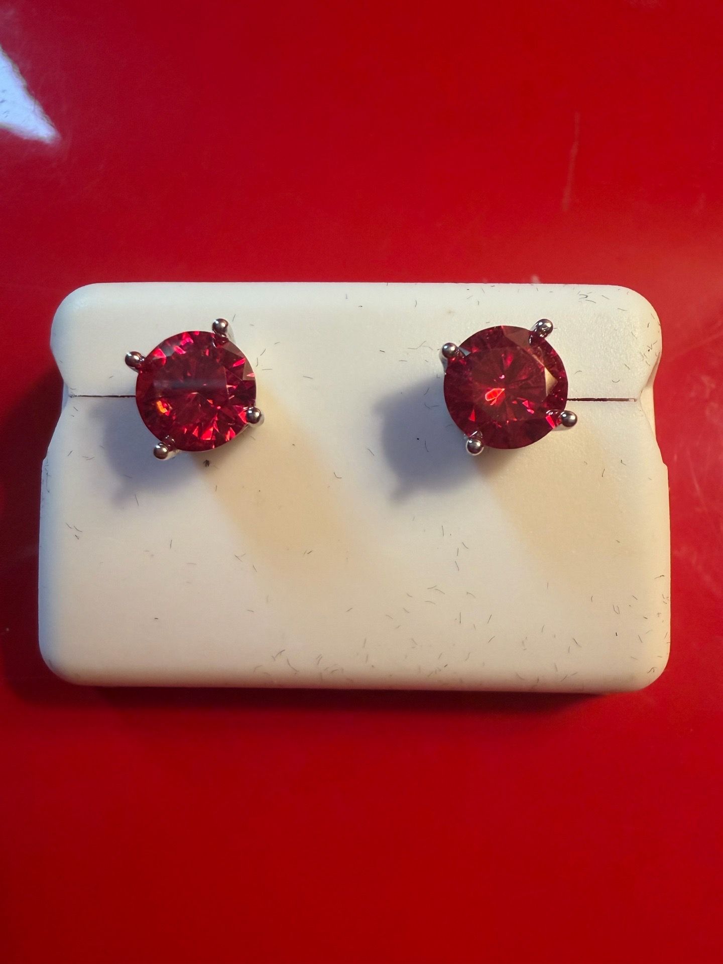 Moissanite 2.00ctw Stud Earrings - 925 Silver