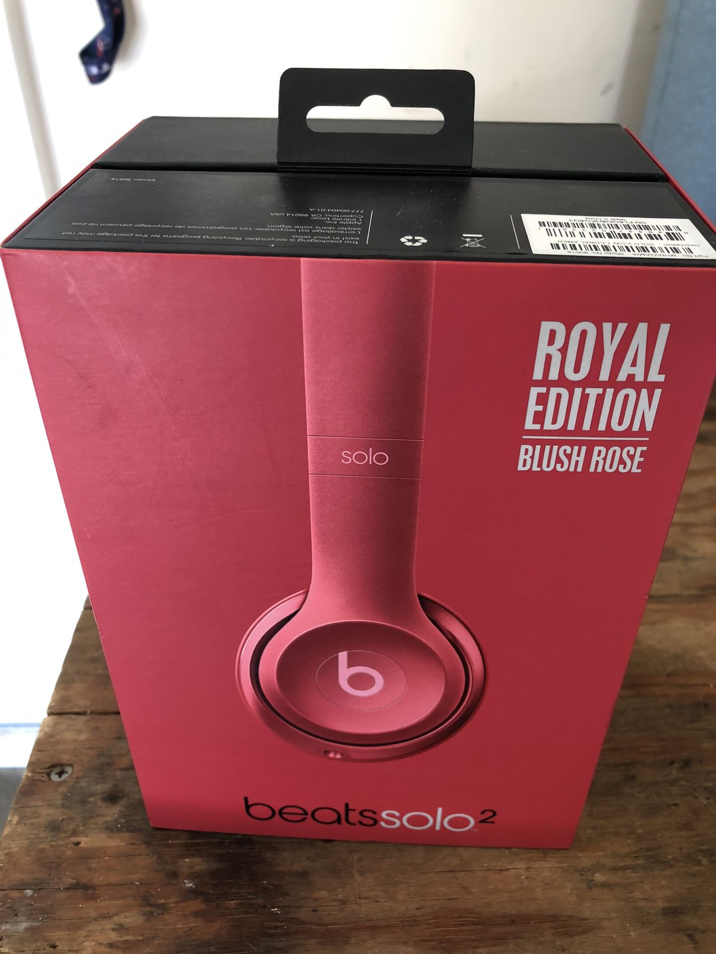 Beats Solo 2 Wired Headphones Blush Rose