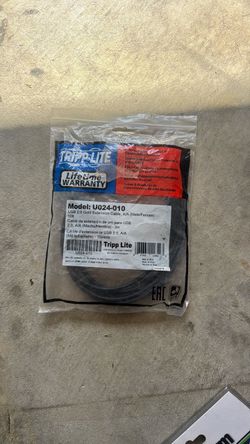 Tripp-Lite U024-006 - USB 2.0 Gold Extension 6' - NEW
