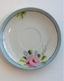 Vintage Floral Porcelain Tea Saucer