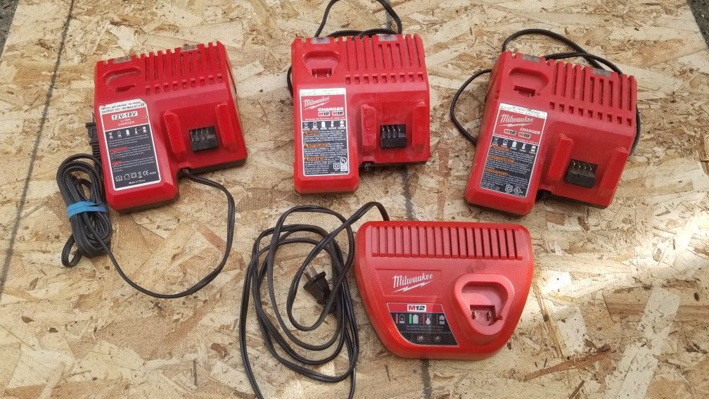 Milwaukee M18 M12 Chargers