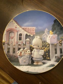 Precious Moments Collector Plate