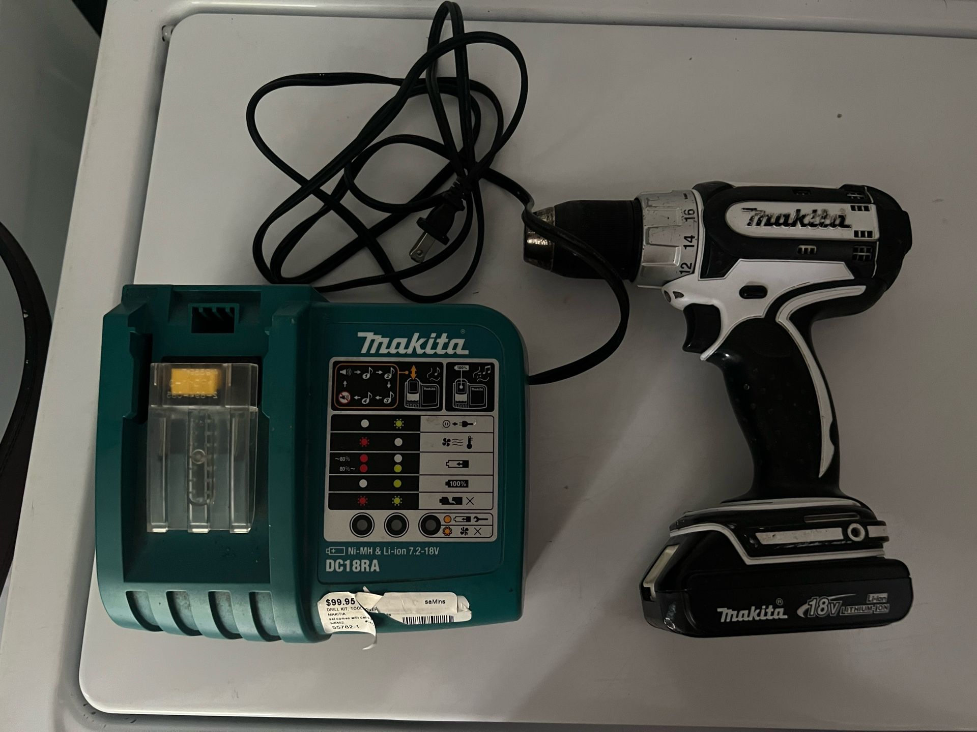 Makita Drill with Battery Charger