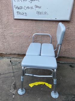 Puffed shower chair