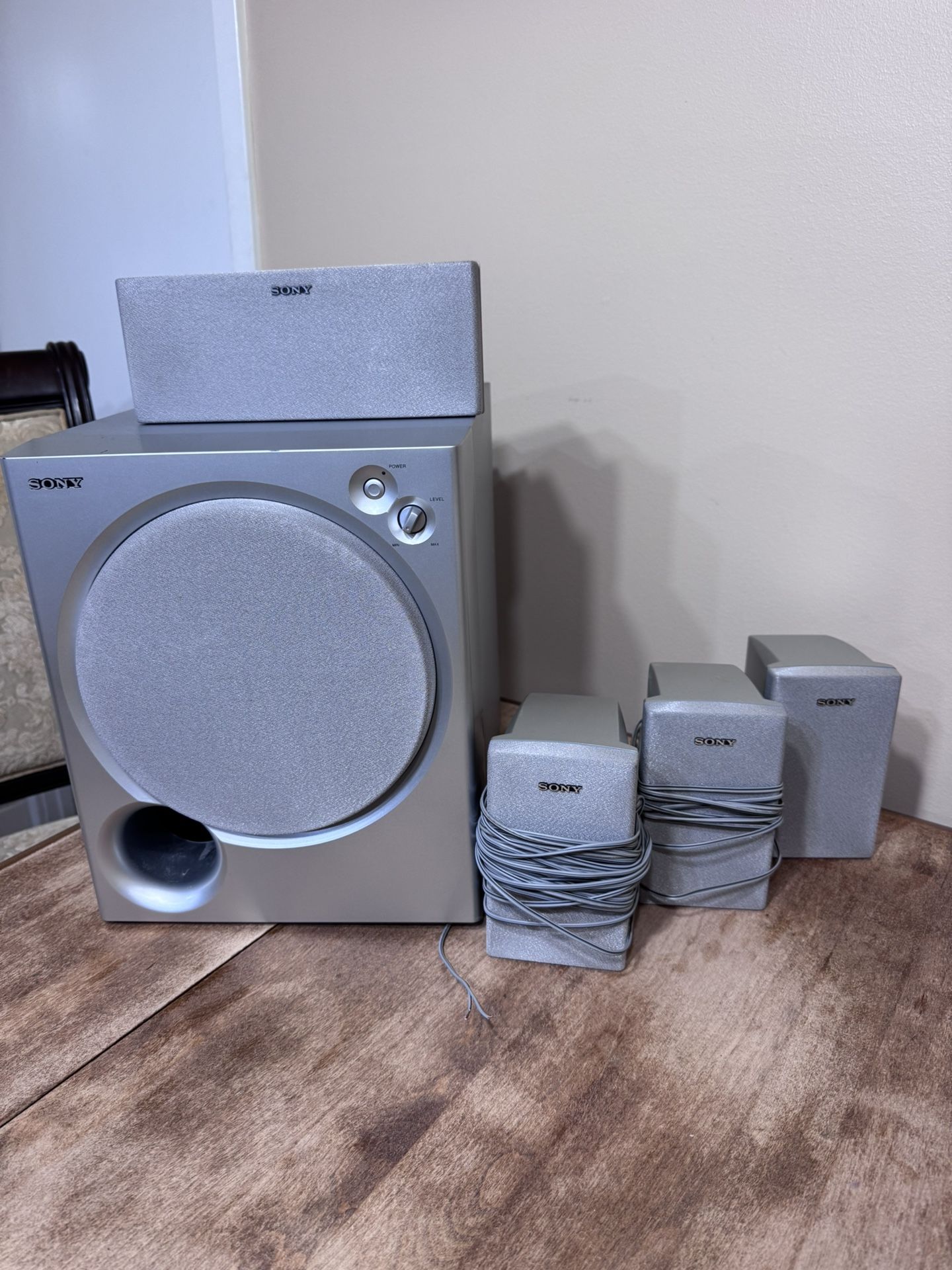 🔊 Sony Home Theater Speaker System – SA-WMSP85 + 4 Speakers (100W)