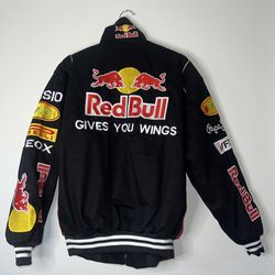Red Bull Black Racer Jacket Size L