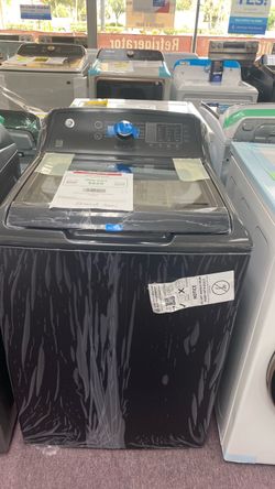 GE High Efficiency Agitator Large (4.5-cu Ft) Top Load Washer ( Diamond Gray)