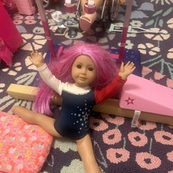 American girl Gymnastics Set - Doll Not Included