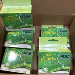 New H-62XLB Black and H-62XLC color ink