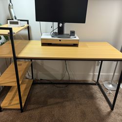 Work Desk with shelf 