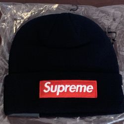 Supreme New Era Box Logo Beanie (FW22) Black