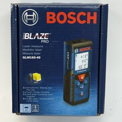 Bosch BLAZE 165 ft. Laser Distance Tape Measuring Tool with Area and Volume New 
