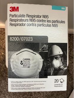 3M Particulate Respirator N95 Mask