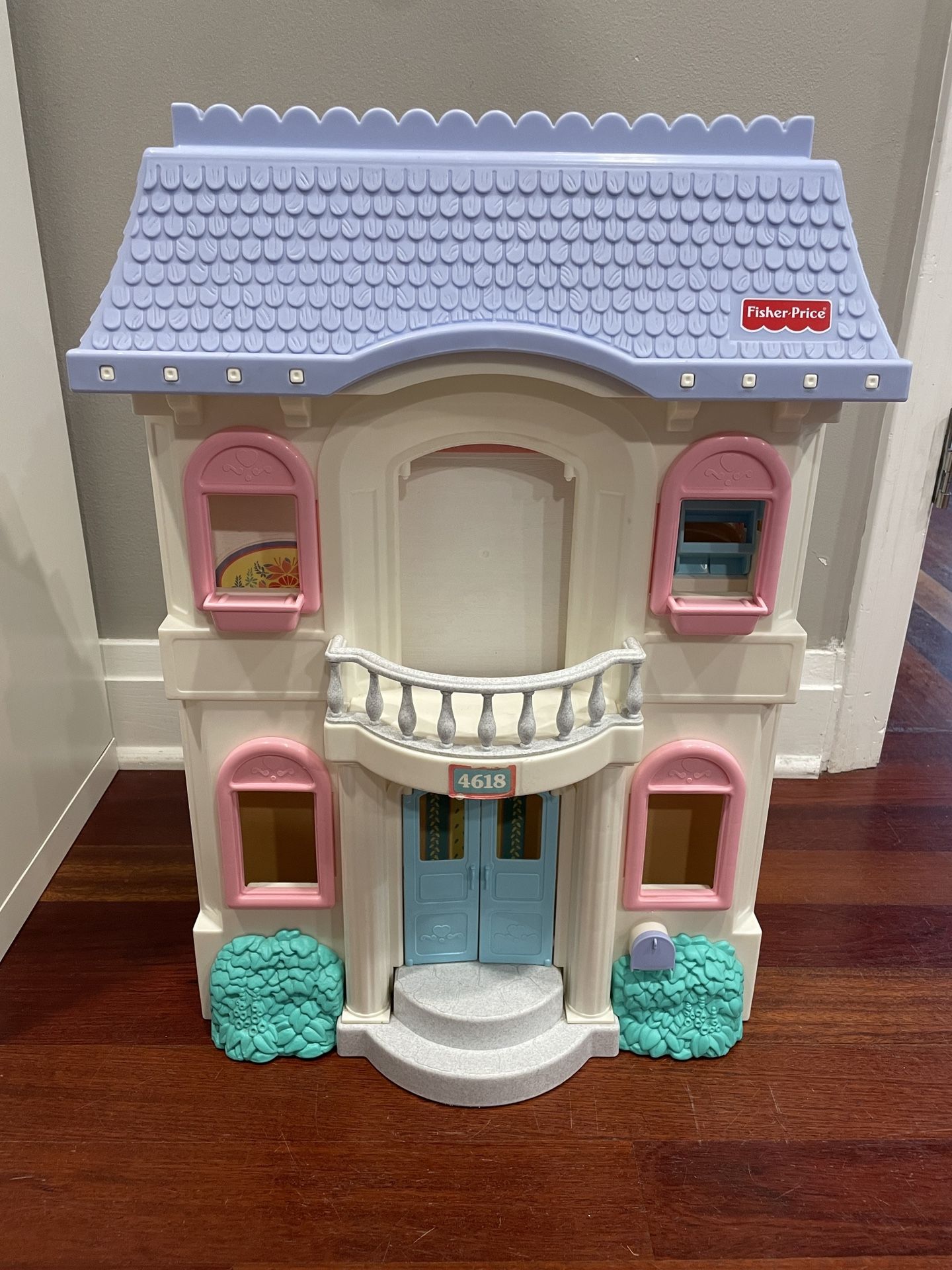 EUC 1997 Fisher Price Loving Family Grand Doll House 1997 