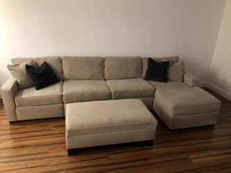 Macy’s couch and ottoman