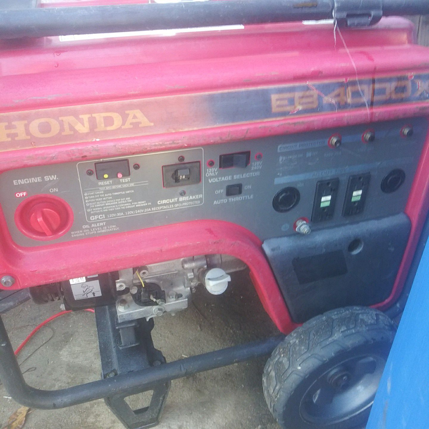 Honda eb4000x generator