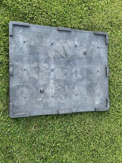Collapsible pallet bin lid 48” x 40”