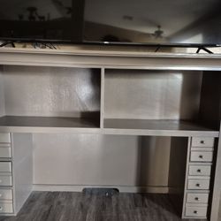 Solid Oak Entertainment Center 