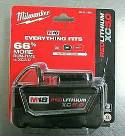Milwaukee xc 5.0 battery