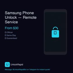 Samsung Phone Unlock — Remote Service